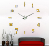 Large Wall Clock Luxury Quarts Design