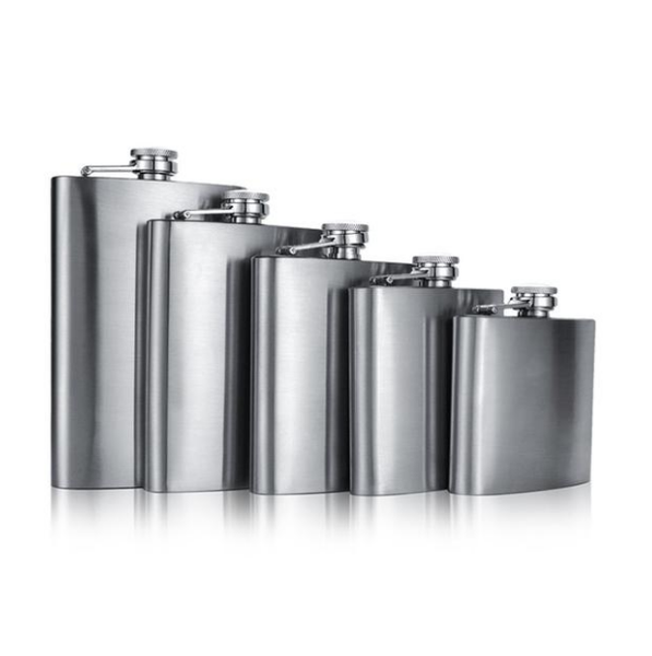 Gennissy 5-12oz Stainless Steel Hip Flask - Bachelor Hut