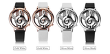 Musical Note Quartz Analog Hollow Watch - Bachelor Hut