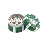 3 Layer Poker Chip  Herb and Tobacco Grinder - Bachelor Hut