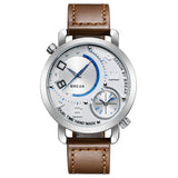 Break New Men Sports Style Dual Time Zone Quartz Watch - Bachelor Hut