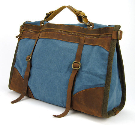 Vintage Retro Leather Travel Bag - Bachelor Hut