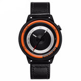 Break Creative Black Circle Luxury Watch - Bachelor Hut