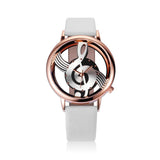 Musical Note Quartz Analog Hollow Watch - Bachelor Hut