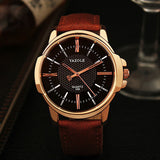 Yazole Rose Gold Luxury Watch - Bachelor Hut