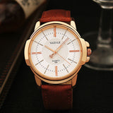 Yazole Rose Gold Luxury Watch - Bachelor Hut