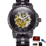 Binger Sapphire Crystal Luxury 3D Watch - Bachelor Hut