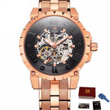 Binger Sapphire Crystal Luxury 3D Watch - Bachelor Hut