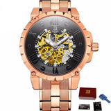 Binger Sapphire Crystal Luxury 3D Watch - Bachelor Hut