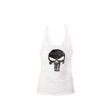 Weight Lifting Skull Printed Gym Shirt - Bachelor Hut