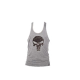 Weight Lifting Skull Printed Gym Shirt - Bachelor Hut