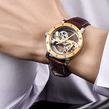 Hollow Skeleton Hand-Made Self-Wind Luxury Watch