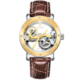 Hollow Skeleton Hand-Made Self-Wind Luxury Watch