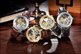 Hollow Skeleton Hand-Made Self-Wind Luxury Watch