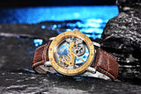 Hollow Skeleton Hand-Made Self-Wind Luxury Watch