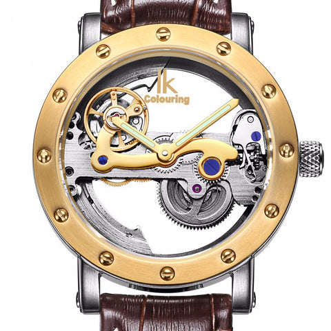 Hollow Skeleton Hand-Made Self-Wind Luxury Watch