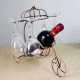 Metal Wine and Glasses Rack - Bachelor Hut