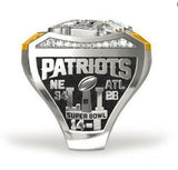 New England Patriots Super Bowl 51 Champions Replica Ring - Bachelor Hut