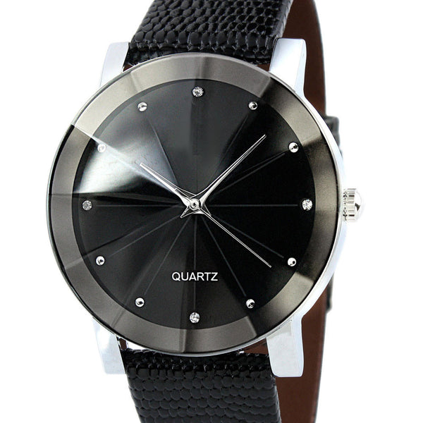 Black/Silver Quarts Luxury Watch - Bachelor Hut