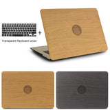 Macbook Wood Grain Leather Case - Bachelor Hut