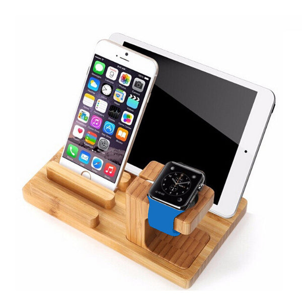 Real Bamboo Wood Desktop Stand - Bachelor Hut